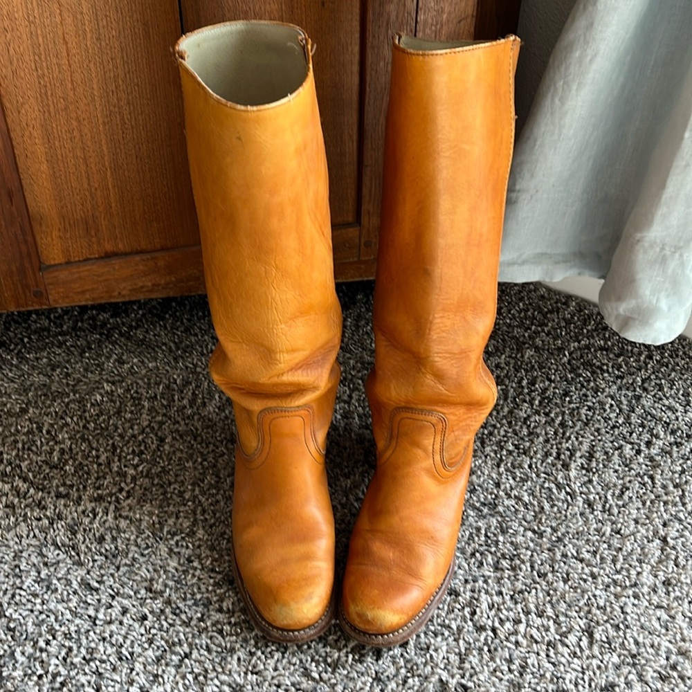 Frye campus 14L tall in size 7, camel